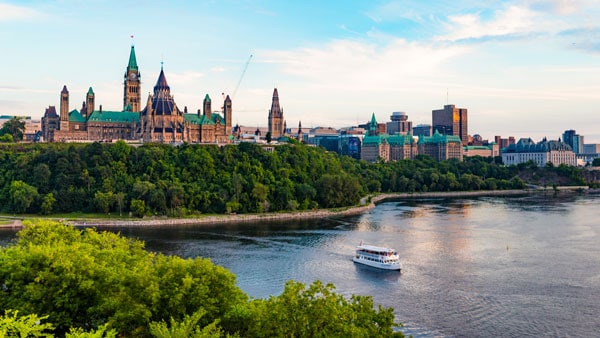 Photo of Parliament Hill in Ottawa Canada