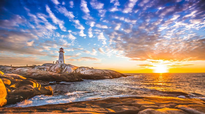 Photo of Peggy's Cove in Nova Scotia